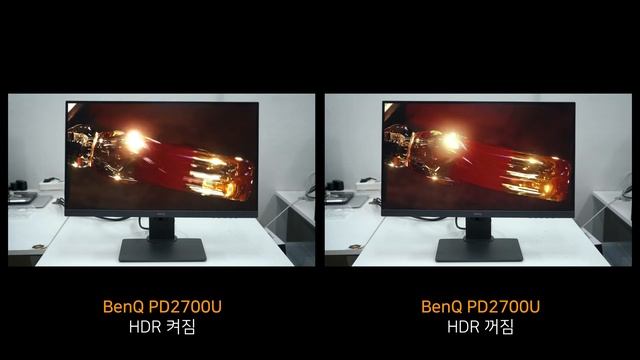 BenQ PD2700U HDR 켜짐 vs. HDR 꺼짐 смотреть онлайн
