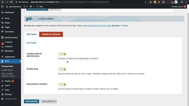 Yith WooCommerce Catalog Mode смотреть онлайн