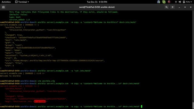 Ansible Part 9 Ad Hoc Command смотреть онлайн