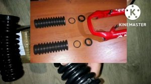 гофра для вилки велосипеда, пыльник для вилки