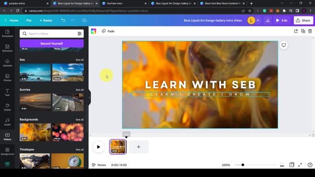 How To Make VIDEO INTROS In CANVA (YouTube Intro In Canva) смотреть онлайн