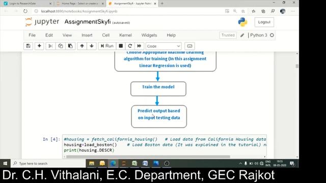 Machine Learning using Python - Project assignment for Skyfi Labs Online Course By. C H Vithalani смотреть онлайн