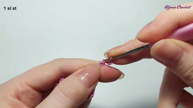 Красивая обвязка края изделия крючком смотреть онлайн
