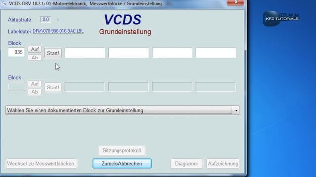 VCDS: Kraftstoffpumpe ansteuern, System entlüften смотреть онлайн
