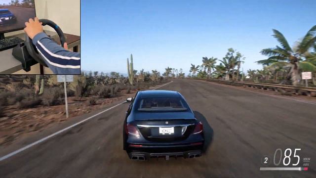 Brabus 800 Mercedes AMG E63 S - Logitech G29 Steering wheel gameplay | Forza Horizon 5 смотреть онлайн