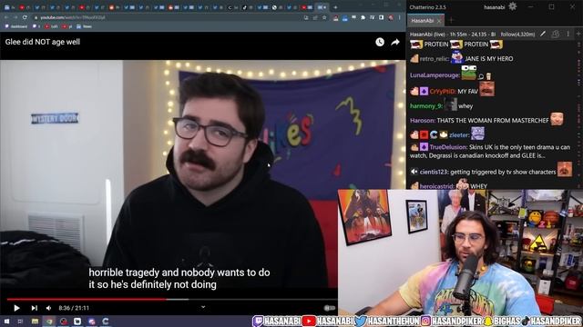 HasanAbi reacts to Glee did NOT age well смотреть онлайн