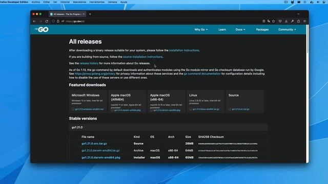 Fundamentos de Go: Instalar Go смотреть онлайн