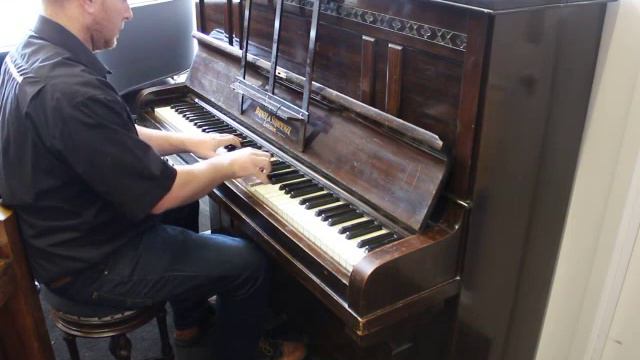 Beringer and Strohmenger Upright Piano By Sherwood Phoenix Pianos смотреть онлайн