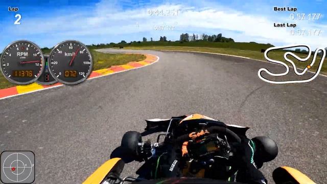 Val d'Argenton, 0:56.424 avec télémétrie. смотреть онлайн