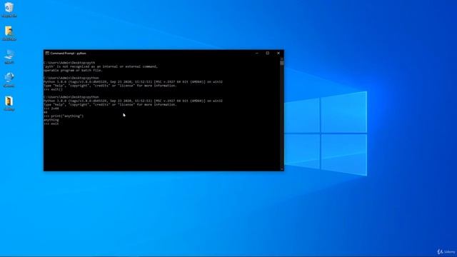 How to Run Python in Command Prompt - Full Stack Python Programming смотреть онлайн