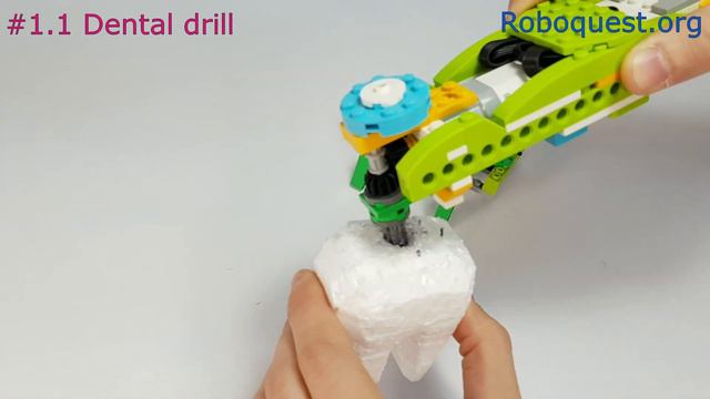 Model #1.1 Dental drill (Wedo 2.0) by Roboquest.org смотреть онлайн