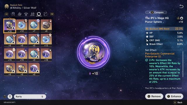 Optimization Correction for silverwolf - Honkai: Star Rail смотреть онлайн