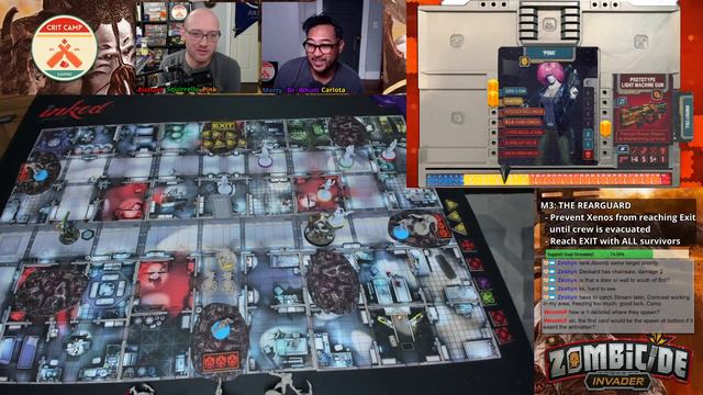 Zombicide Invader EP4 M3: The Rearguard - Crit Camp смотреть онлайн