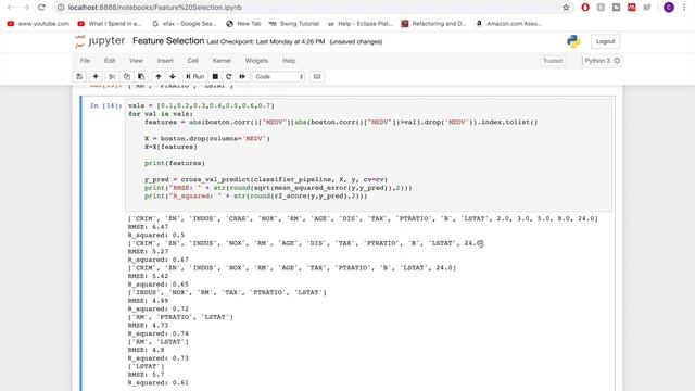 Feature Selection in Python | Machine Learning Basics | Boston Housing Data смотреть онлайн
