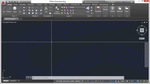 Learning Autodesk AutoCAD 2015 Offset смотреть онлайн