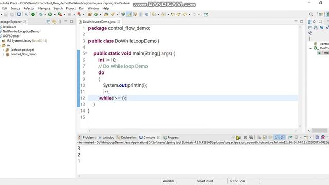 What is Do -While loop in Java?[Control Flow statement] смотреть онлайн