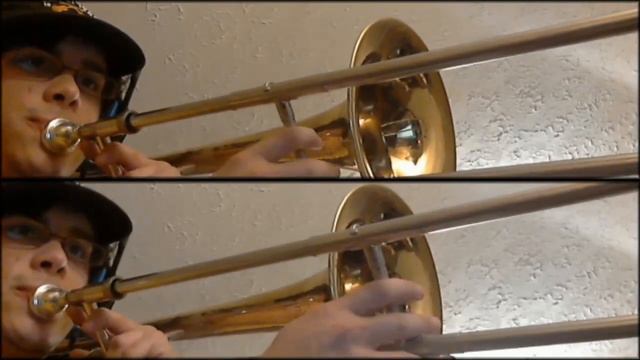 SOUND OF SILENCE by Simon & Garfunkel- TENOR Trombone Duet Cover смотреть онлайн