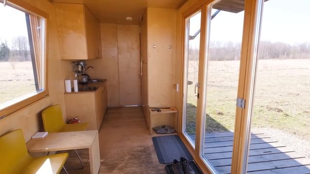 Живу в доме из контейнера три дня/Обзор дома из контейнера/Мини-дом