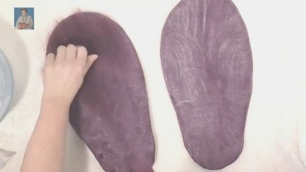 Валяние из шерсти для начинающих. Раскладка шерсти на тапочки