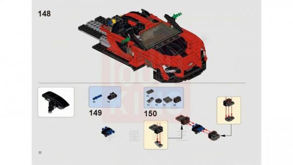 Mould King 10007 Building Instructions, McLaren Senna Super Car, Manual free download