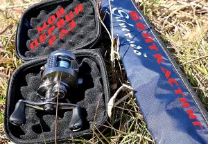 Мой первый кастинговый комплект. Первый опыт ловли кастингом.