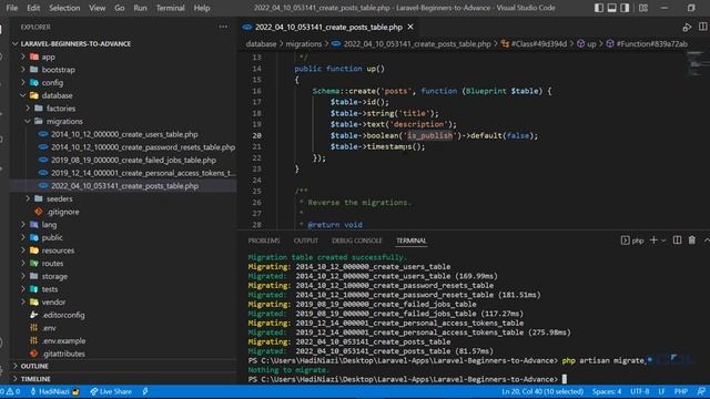 (29) Add Column Into Existing Migration in Laravel | Alter Existing Table in Laravel Migration смотреть онлайн
