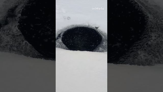 Незамерзающая лунка для пруда.