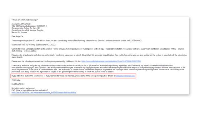 Elsevier: Co-Author Verification in Editorial Manager: FAQs смотреть онлайн