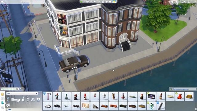 The Sims 4: Строительство | Магазин одежды, отель, бар и кофейня | Часть 1 смотреть онлайн