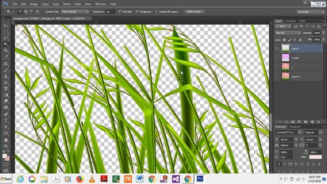 How to cutout grass in Photoshop | How to cleanup selection in Photoshop | CBWeb Tutorial смотреть онлайн