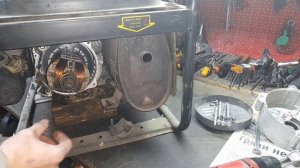 Как снять ротор с бензогенератора