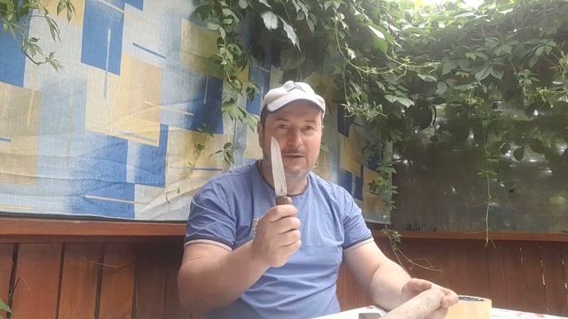 Тестирование ножа с косой наваркой лезвия. смотреть онлайн