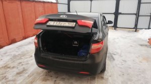Полное открытие багажника Kia Rio 3