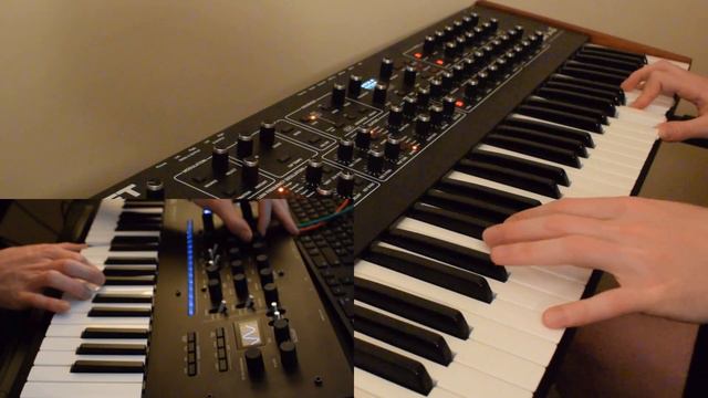 Sequential Prophet Rev2 + Korg Minilogue XD // just a couple of pads hangin' out смотреть онлайн