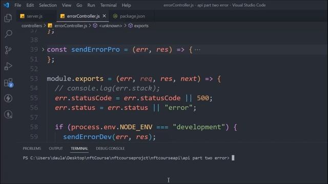 Handling Production And Development API Error | Two Error Message For Different Environments смотреть онлайн