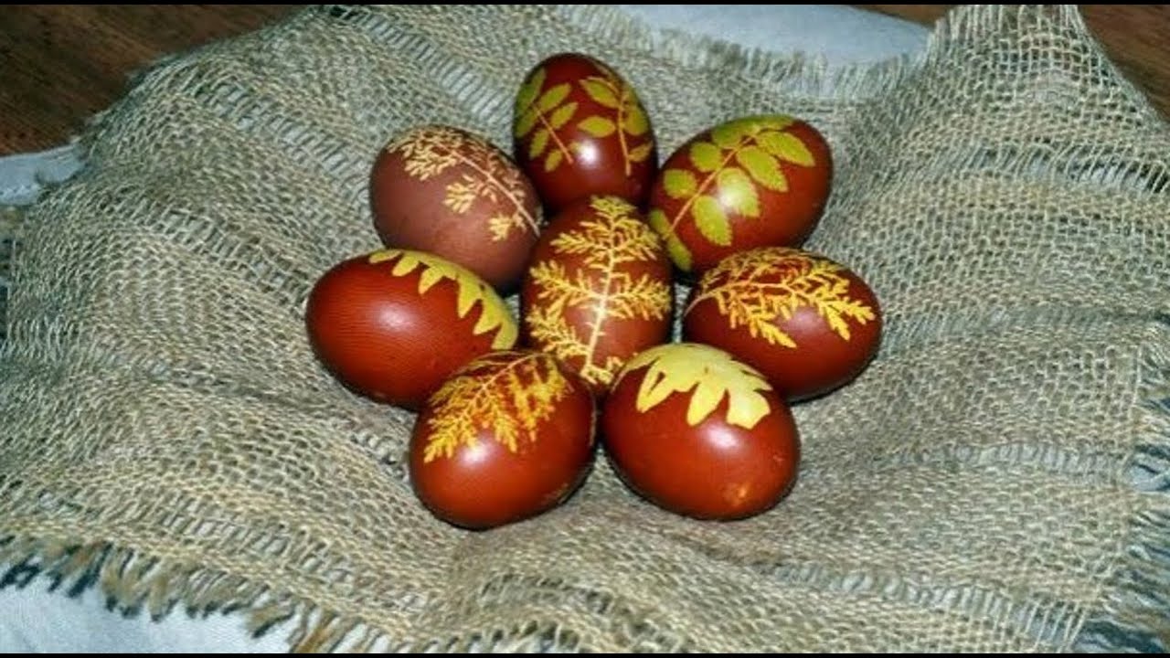 КРАСИМ ЯЙЦА НА ПАСХУ смотреть онлайн