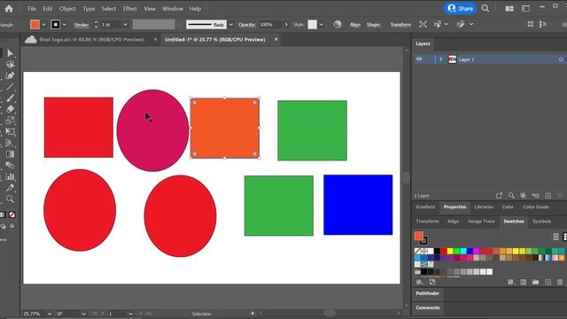 Selection Tools Adobe Illustrator cc Beginners Guide Full Toolbar Series смотреть онлайн