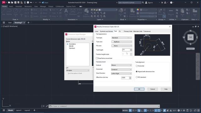 AutoCAD How To Increase Dimension Text Size смотреть онлайн