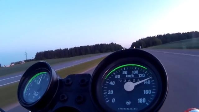 Максимальная скорость CZ-350 472.6 (Jawa top speed), заезд №2 смотреть онлайн