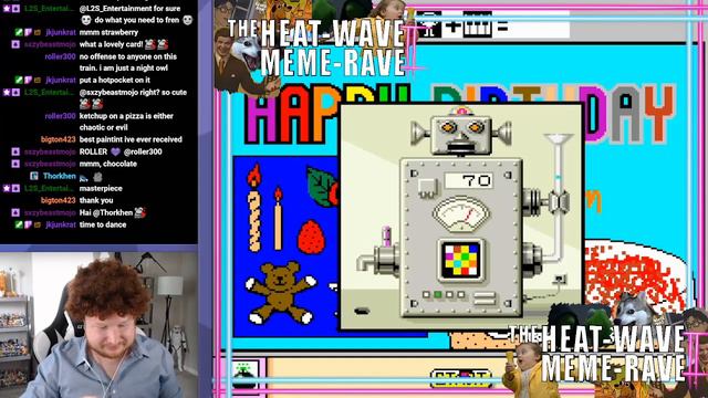 Heat Wave Meme Rave 2 Celebration: (Mario Paint with Bob Ross) смотреть онлайн