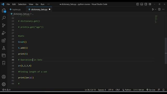 Mastering Sets in Python: A Comprehensive Guide | Python Tutorials For Beginners #8 смотреть онлайн