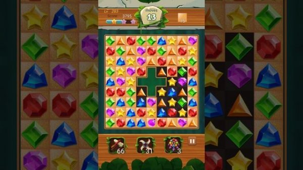Jewels Jungle ? Level 283 ⭐⭐ 2022 - Jewels & Gems Match 3 Puzzle no Booster ? Android Gameplay ✅
