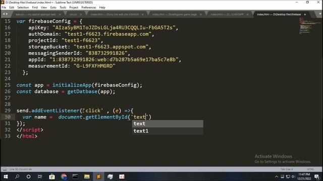 Firebase - connect your website with a free database (Easy) смотреть онлайн