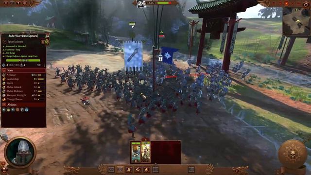 Total War Warhammer 3 (Radious Mod, Peasant, Jade and Terracotta warriors unit's performance) смотреть онлайн