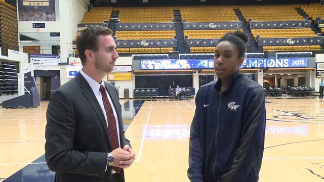 @GW_WBB Media Day Extra with Caira Washington смотреть онлайн