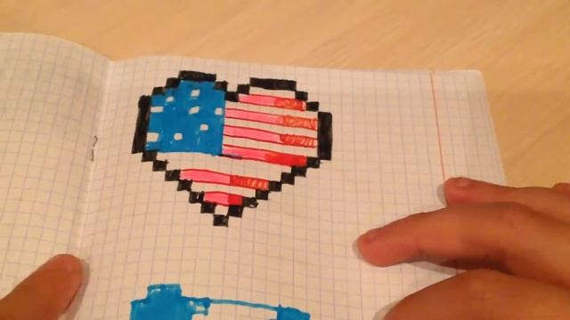 Рисуночки по клеточкам часть 3 смотреть онлайн