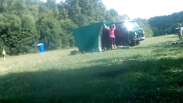 Сборка тента