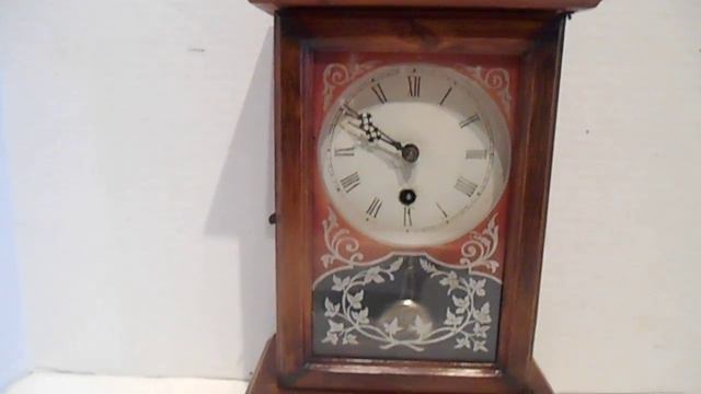 Antique Victorian 30 Hour Wm L Gilbert Cottage Shelf Clock смотреть онлайн