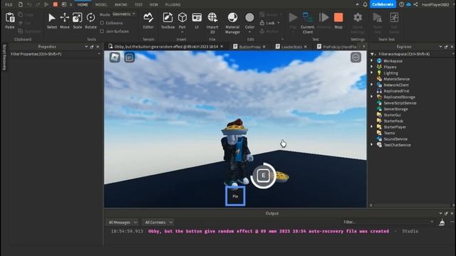 Обновляю свою игру! - Моя игра 0.0.2 (Roblox Studio) смотреть онлайн