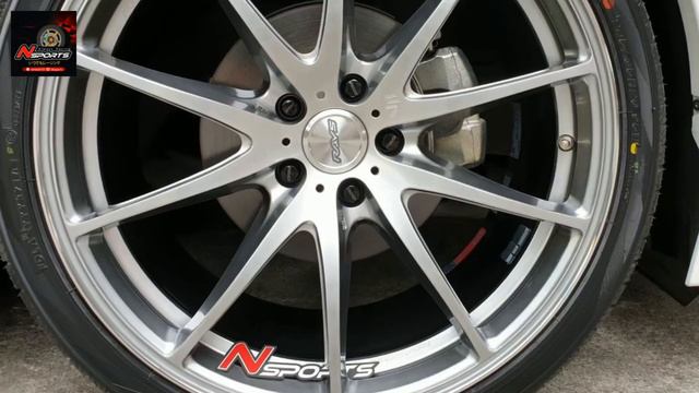 Honda Accord ใส่ล้อ Rays G25 20x8.5+40 5-114.3 พร้อมรัดยาง Yoko AE50 by Nsports смотреть онлайн